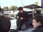 Phil signing an autograph